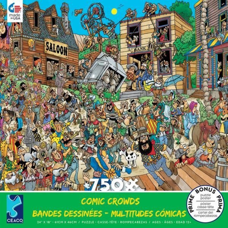 Comic Crowds Ol' West 750pc