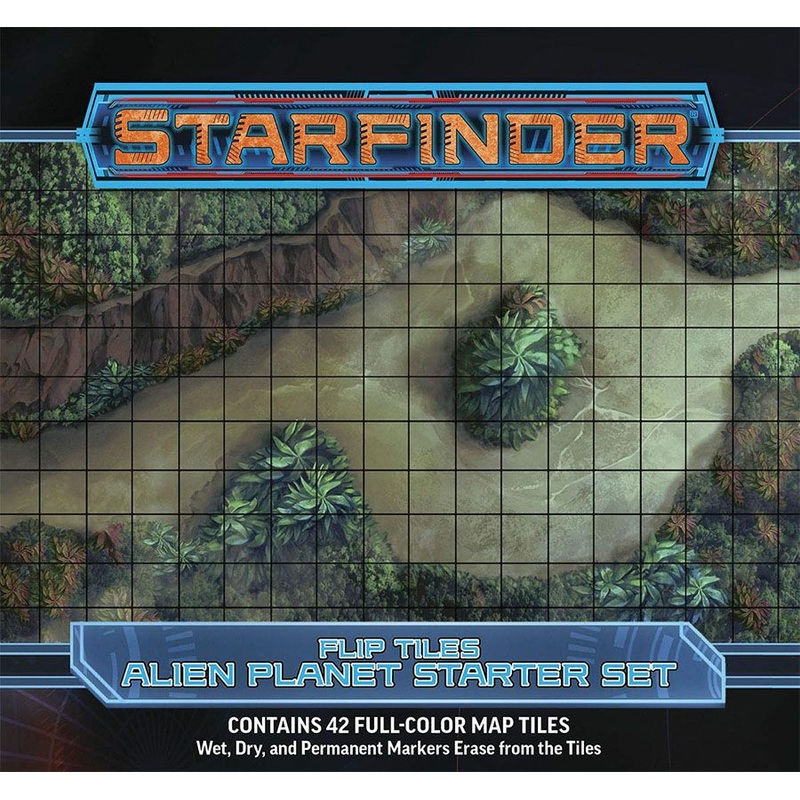 Starfinder Flip Tiles Alien Planet Starter Set