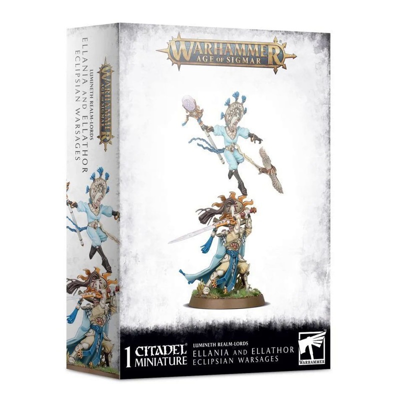 Age of Sigmar Lumineth Realm Lords: Ellania and Ellathor