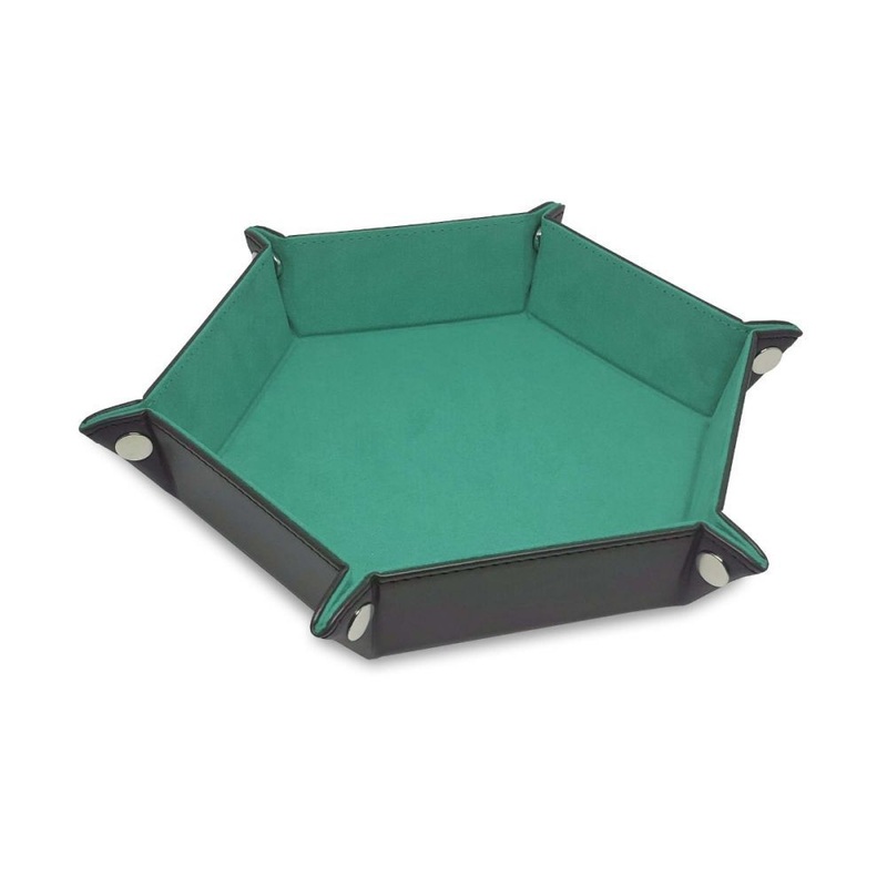 BCW Hexagon Snap Dice Tray Green