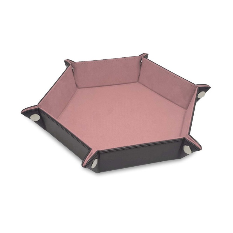 BCW Hexagon Snap Dice Tray Pink