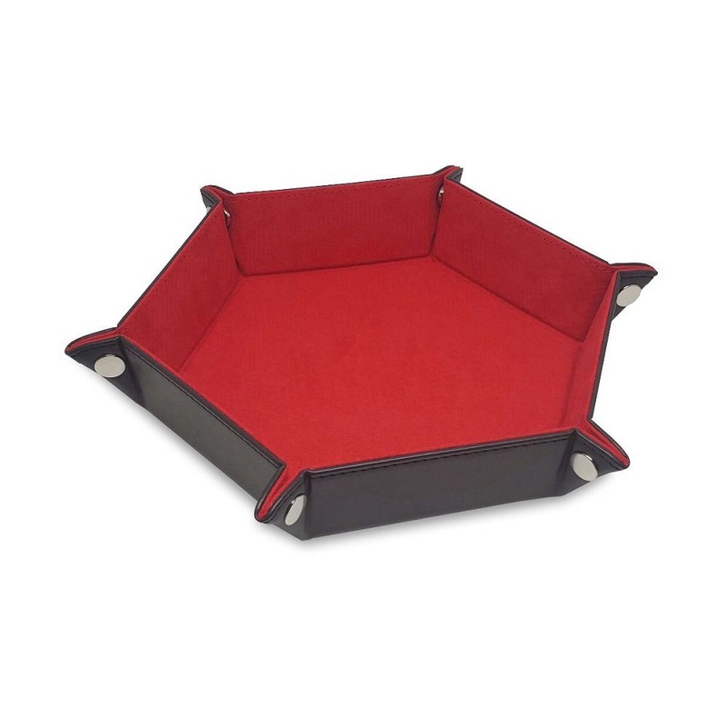 BCW Hexagon Snap Dice Tray Red
