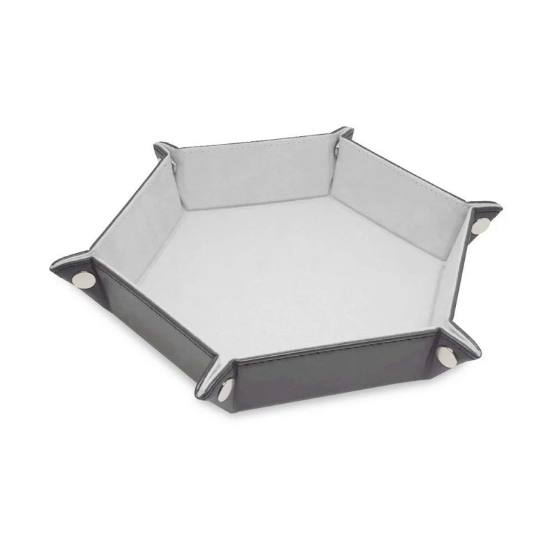 BCW Hexagon Snap Dice Tray White