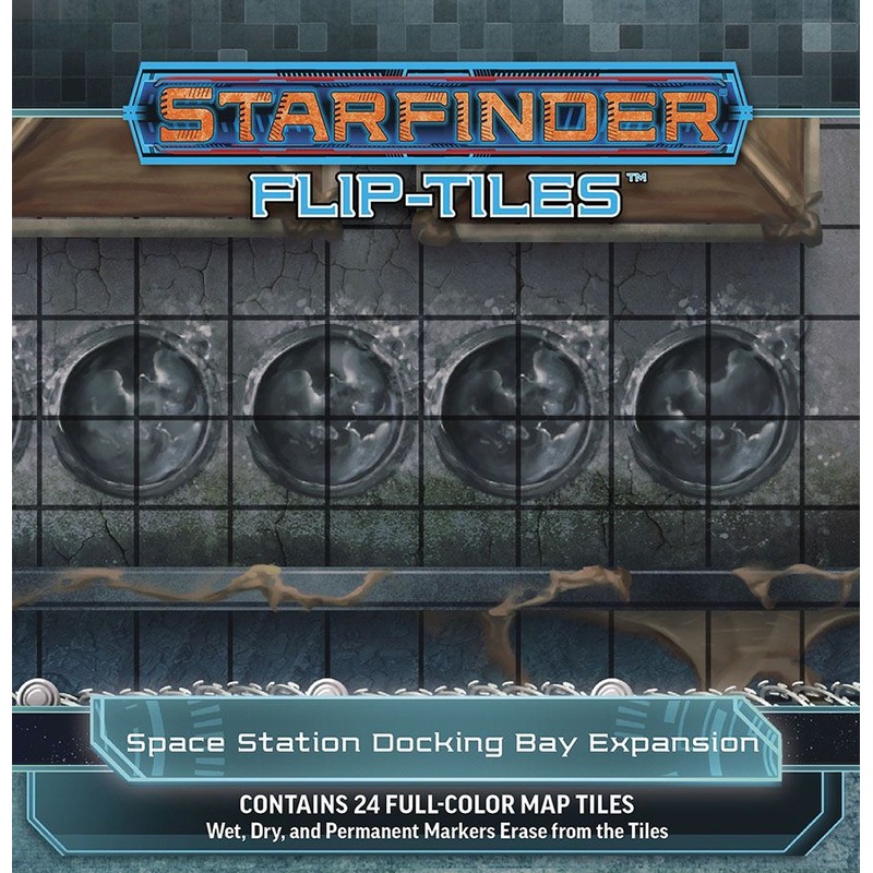 Starfinder Flip Tiles Space Station Docking Bay Expansion