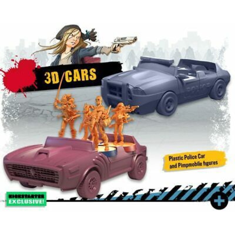Zombicide 2e 3D Car Set (Kickstarter Exclusive)
