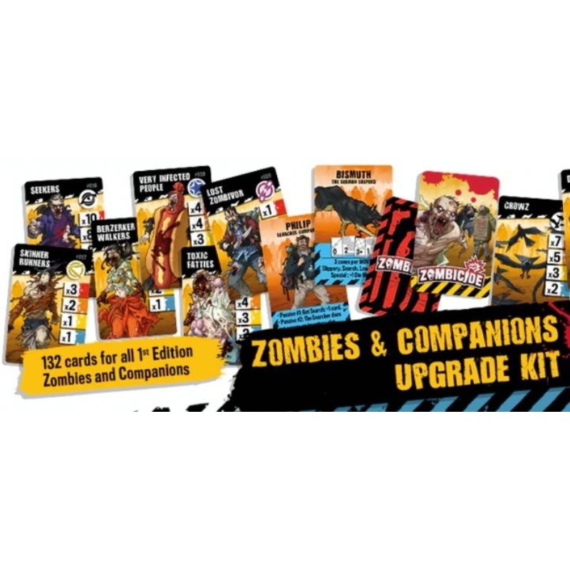 Zombicide 2e Zombies & Companions Upgrade Kit