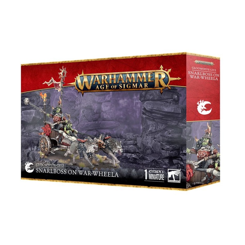 Age of Sigmar Gloomspite Gitz: Snarlboss on War-Wheela