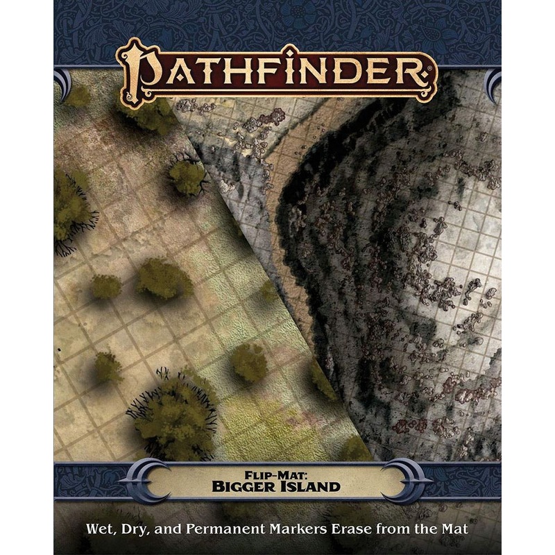 Pathfinder 2e Flip Mat: Bigger Island