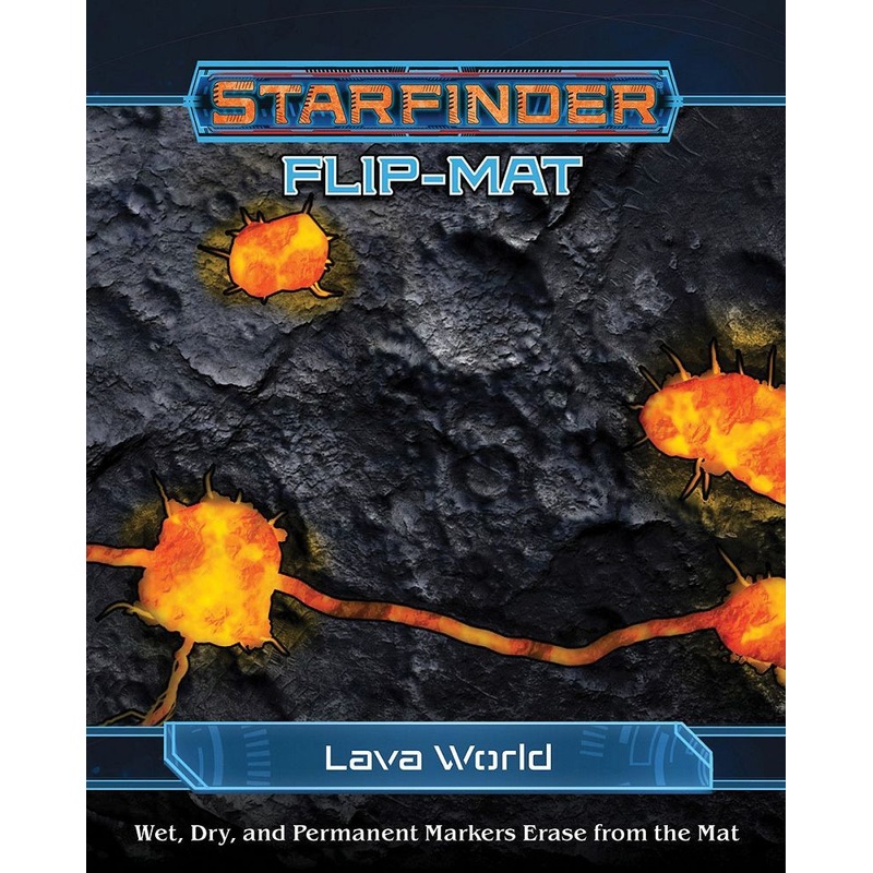 Starfinder Flip Mat Lava World