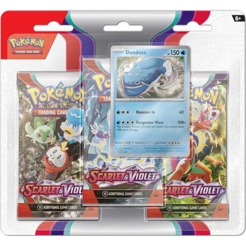 Pokemon TCG Scarlet & Violet 3pk - Dondozo