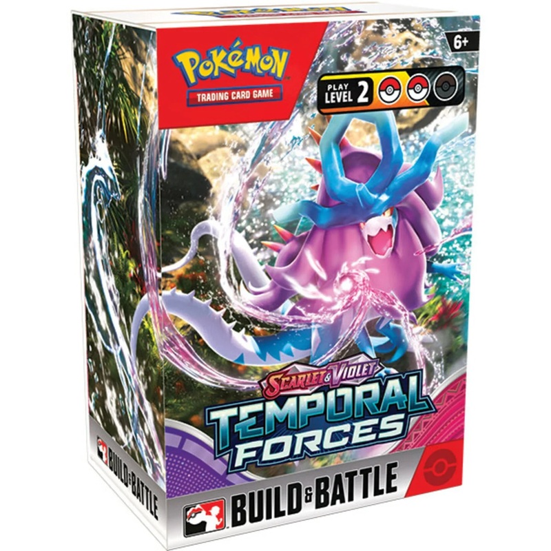 Pokemon TCG Scarlet & Violet Temporal Forces Build & Battle Box