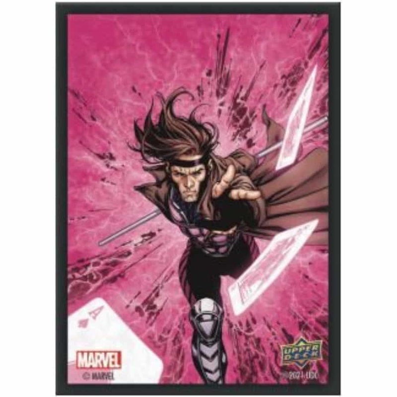 Upper Deck 65ct Standard Size Card Sleeves Marvel Gambit (97451)