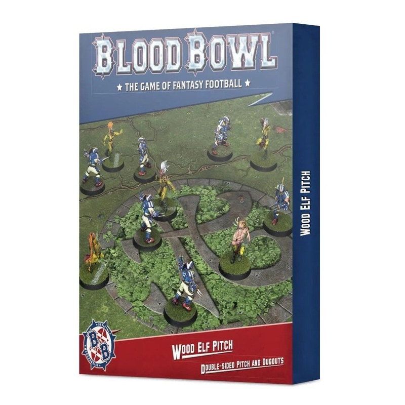 Blood Bowl Wood Elf Pitch & Dugout