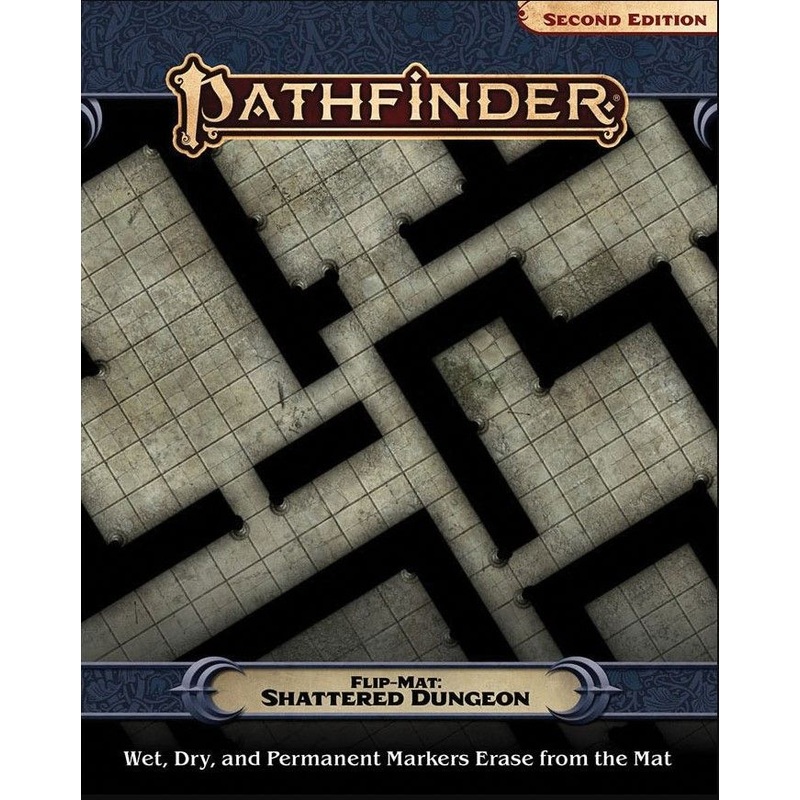 Pathfinder RPG Flip-Mat Shattered Dungeon