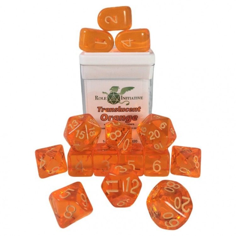 15-set Translucent Orange