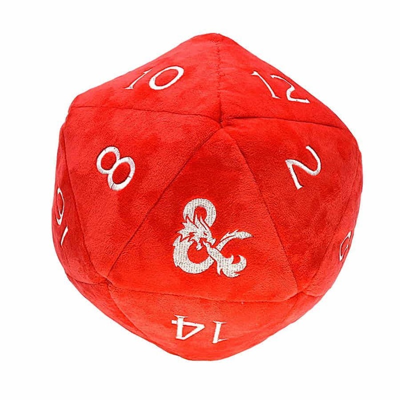 Plush Jumbo D20 Red (18399)