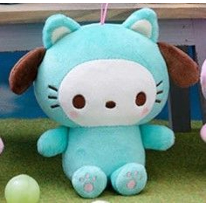 Sanrio Plush Straps Blue Kitty