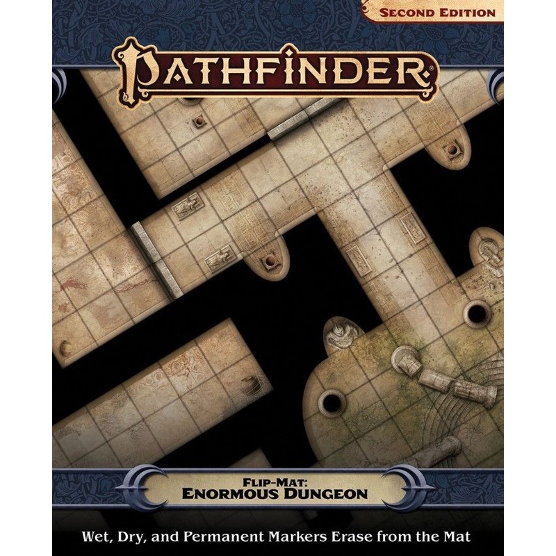 Pathfinder 2e Flip Mat: Enormous Dungeon