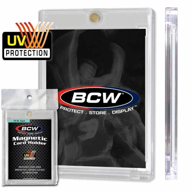 BCW Magnet Card Holder 75pt UV
