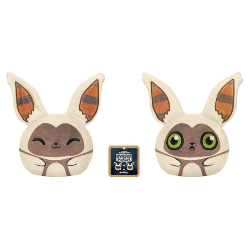 Reversible Plushies: Avatar the Last Airbender 4" Momo Happy/Shocked