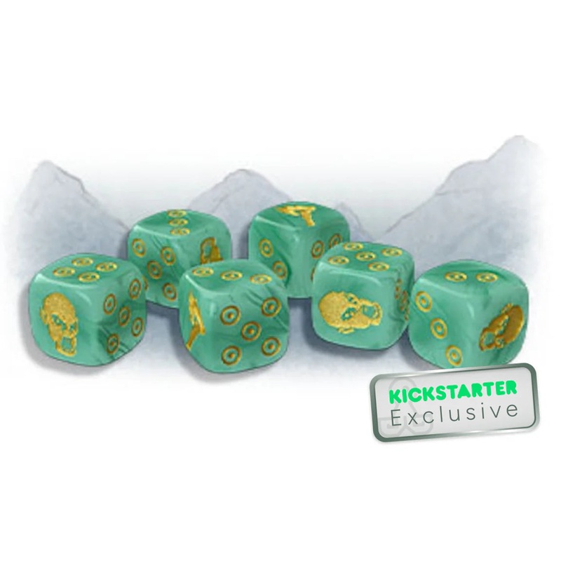 Zombicide:  White Death - Jade Dice