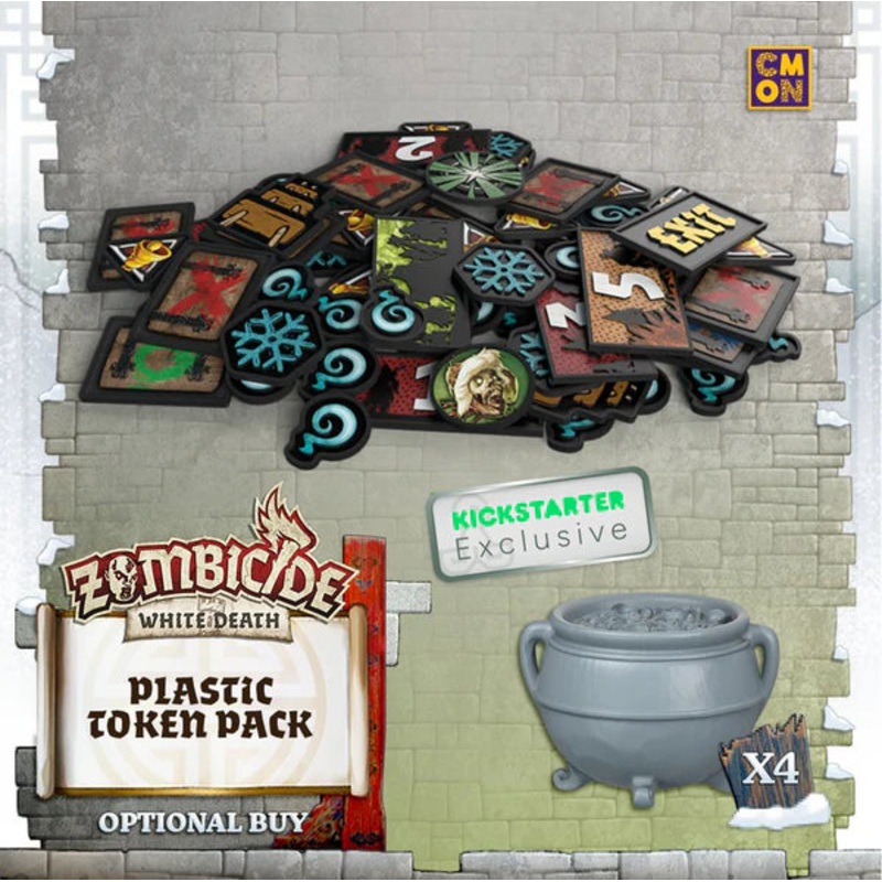 Zombicide:  White Death - Plastic Token Pack
