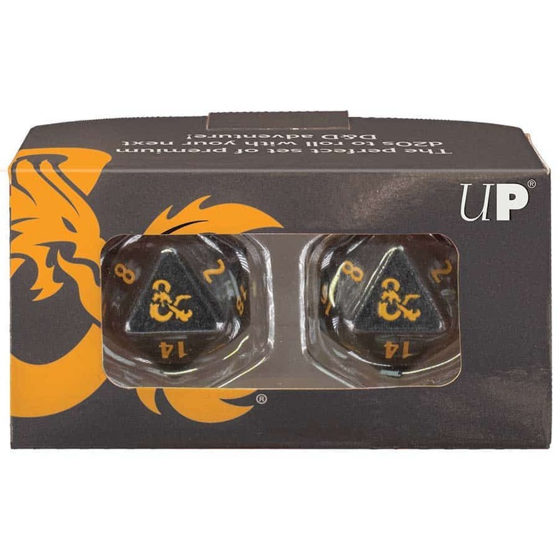 19409 D&D 2c D20 Metal RPG Dice