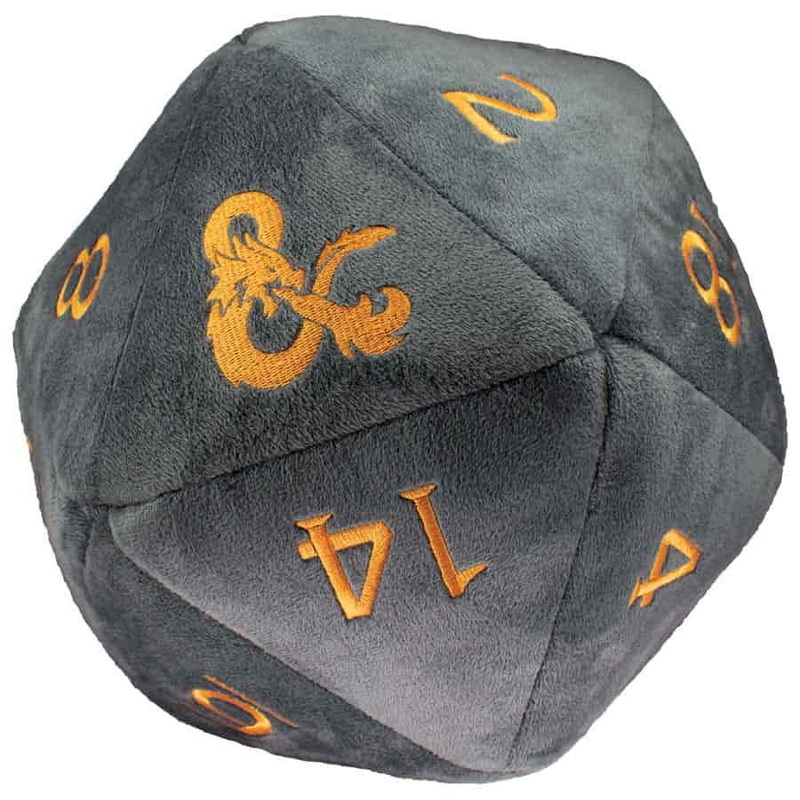 D20 Grey Jumbo Plush (19412)