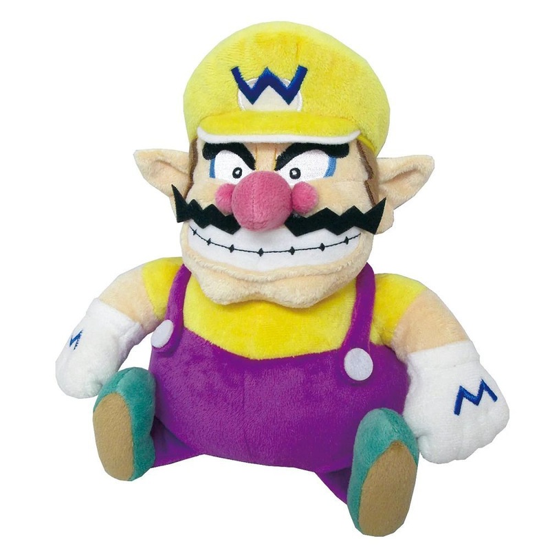 Super Mario All Stars Wario 10" Plush