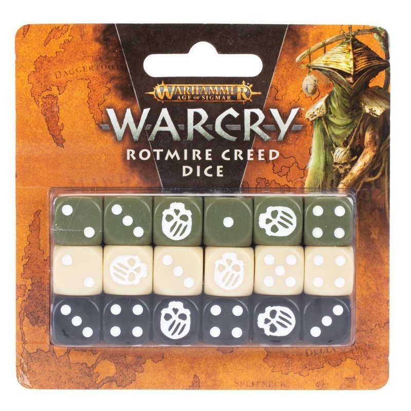 Age of Sigmar Warcry Rotmire Creed Dice