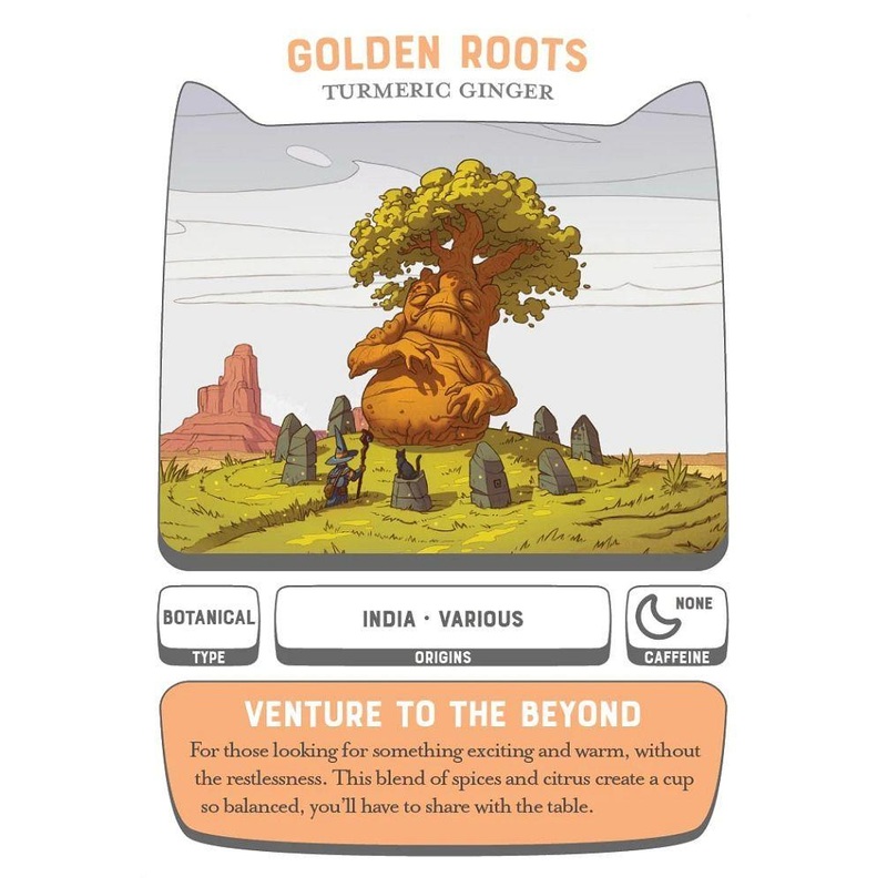 Many Worlds Tavern - Golden Roots Tea 7oz