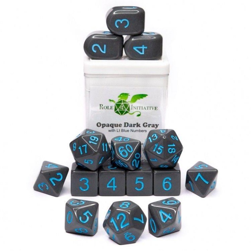 15-Set Opaque Dark Gray