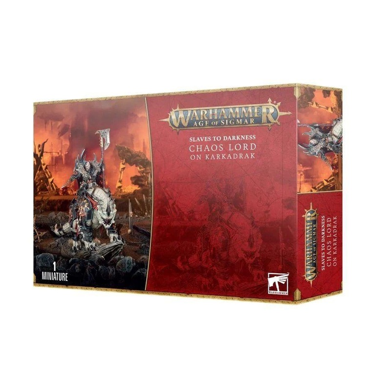 Age of Sigmar Slaves to Darkness: Chaos Lord on Karkadrak