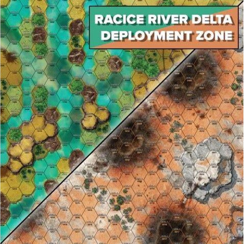 BattleTech BattleMap Racice River Delta/Deployment Zone