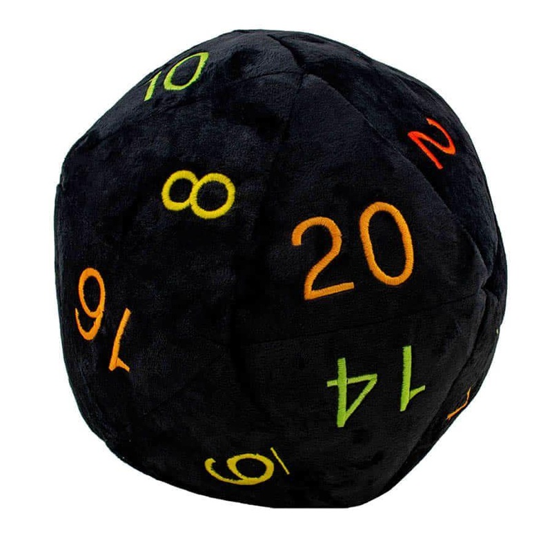 16139 D20 Jumbo Plush Rainbow