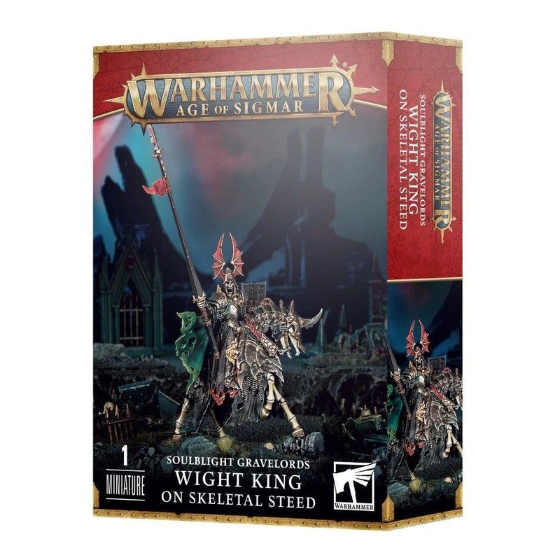 Age of Sigmar Soulblight Gravelords: Wight King on Skeletal Steed
