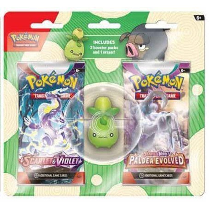 PKMN Smolive Eraser Blister