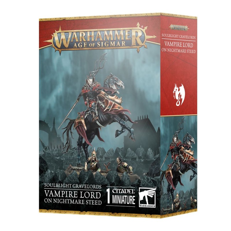 Age of Sigmar Soulblight Gravelords: Vampire Lord on Nightmare Steed
