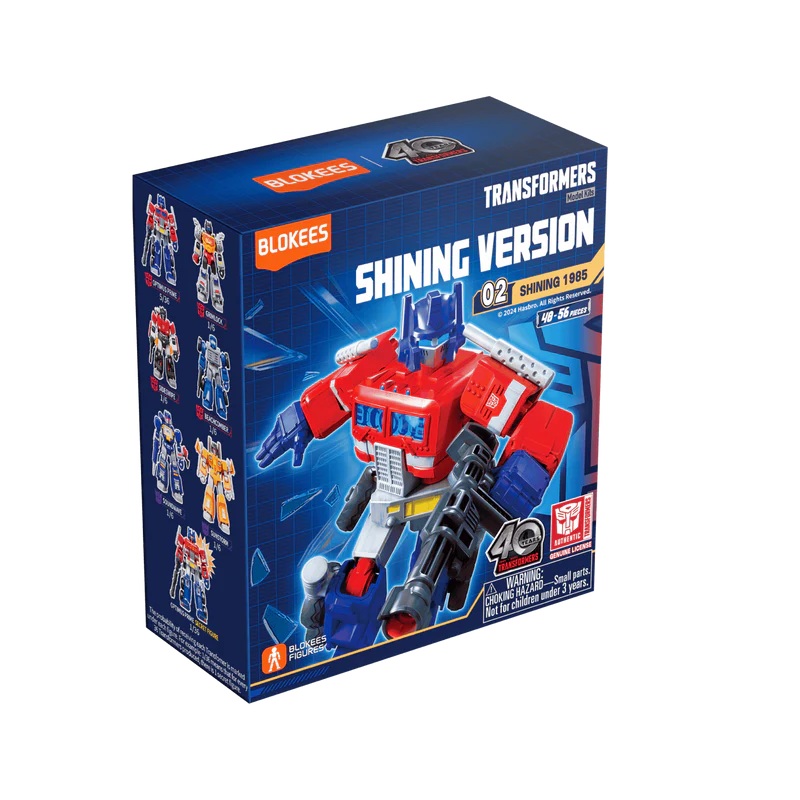 Blokees Figures Transformers Shining Version 02 Shining 1985 Blind Box