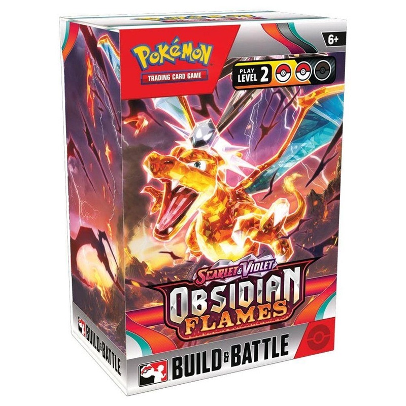 Pokemon TCG Scarlet & Violet Obsidian Flames Build & Battle Box