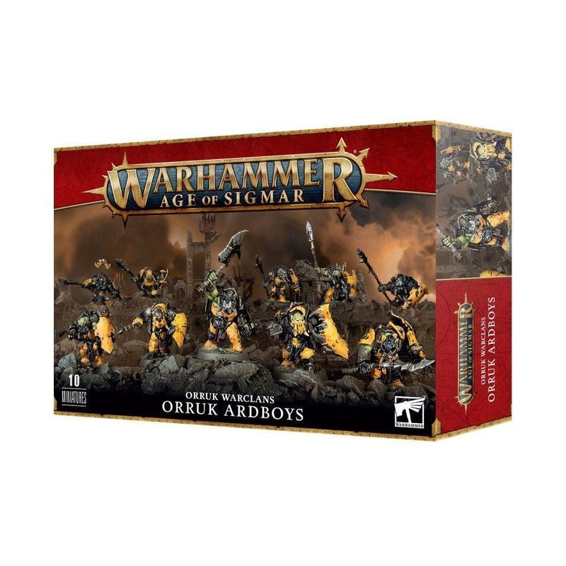 Age of Sigmar Orruk Warclans: Orruk Ardboyz