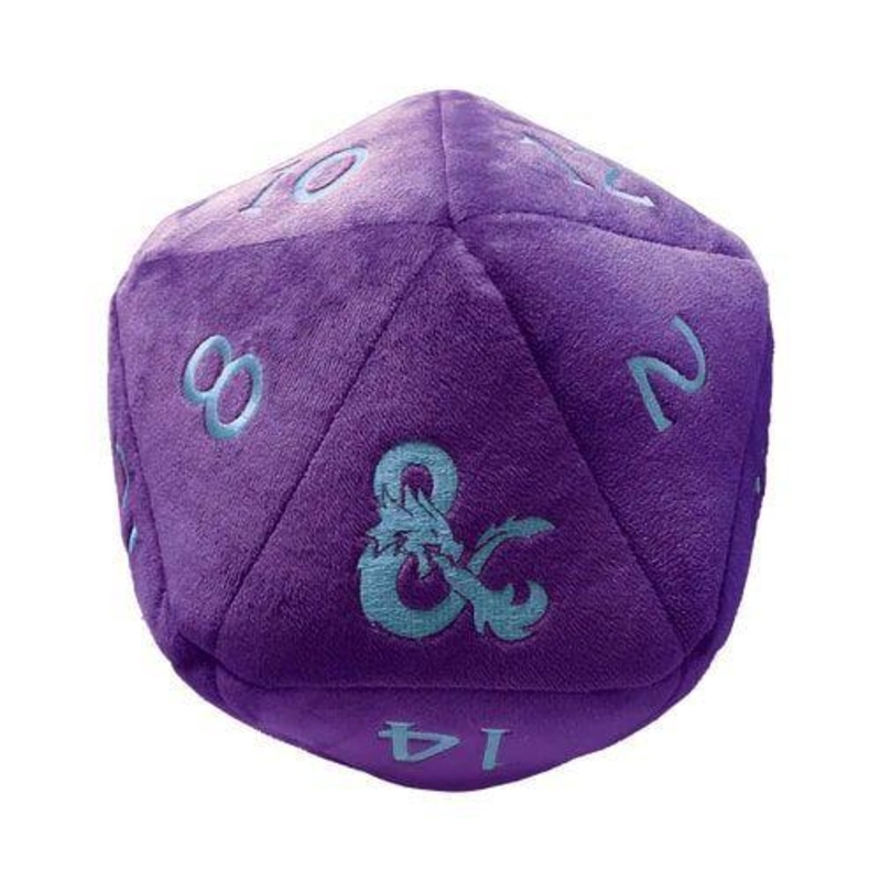D20 Purple/Blue Jumbo Plush