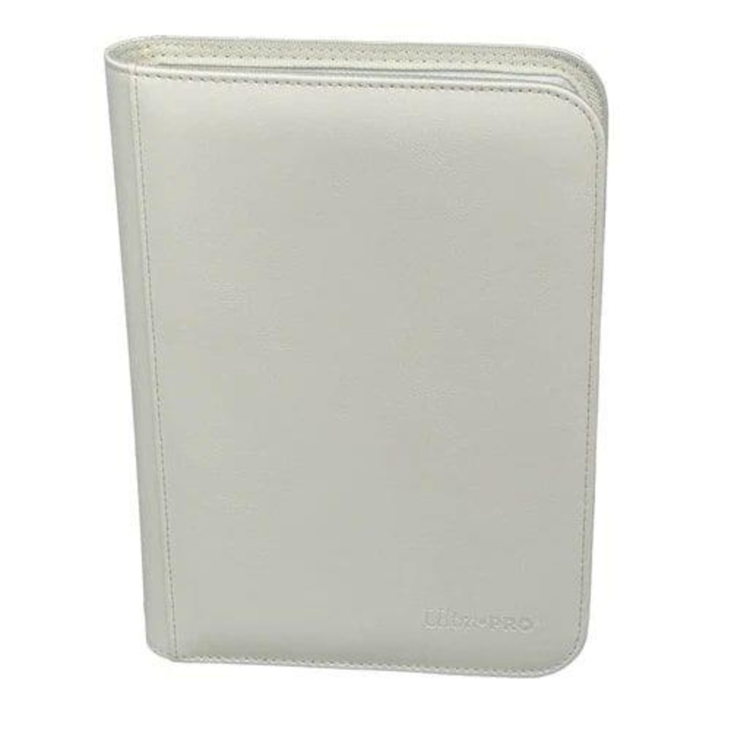 Vivid 4-Pocket Zippered PRO-Binder White