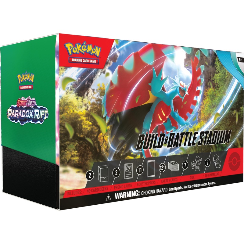 Pokmon TCG S&V Paradox Rift Build & Battle Stadium