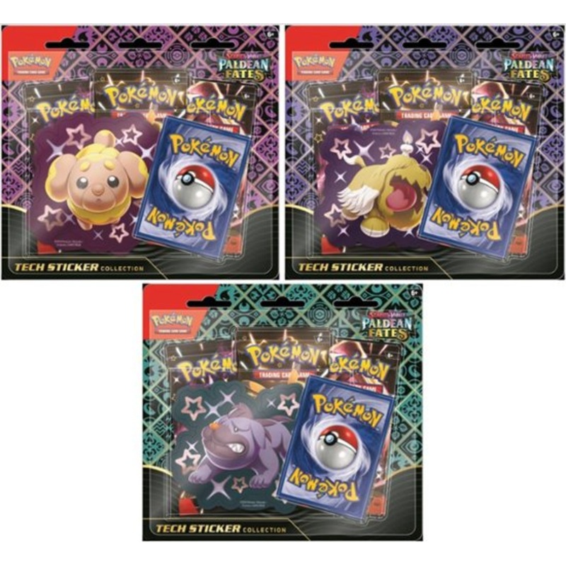 Pokemon TCG: Scarlet & Violet: Paldean Fates: Tech Sticker Collection