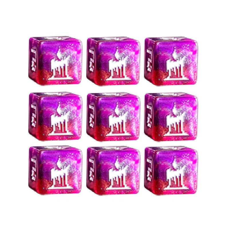 1UP Dice 9d6 Set: Arcane Candle