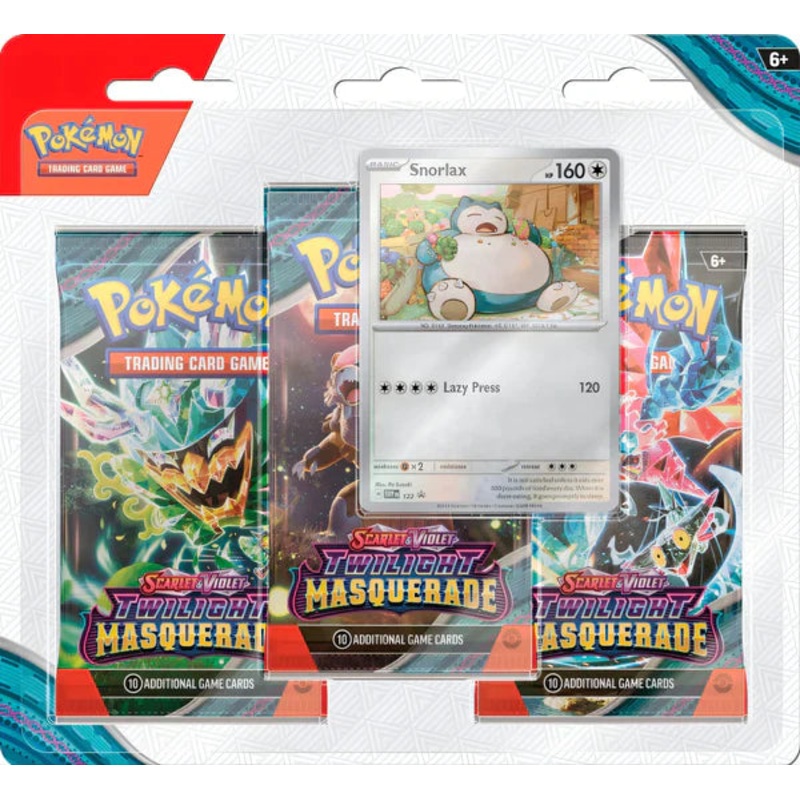 Pokemon TCG S&V Twilight Masquerade 3 Pack Blister (2 options)