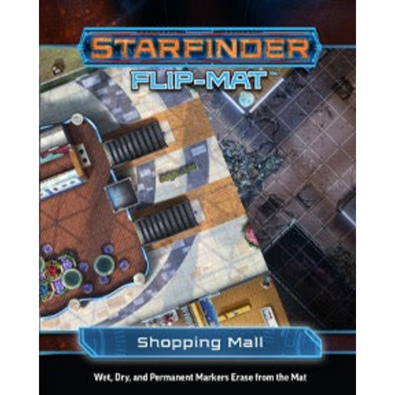 Starfinder Flip Mat: Shopping Mall