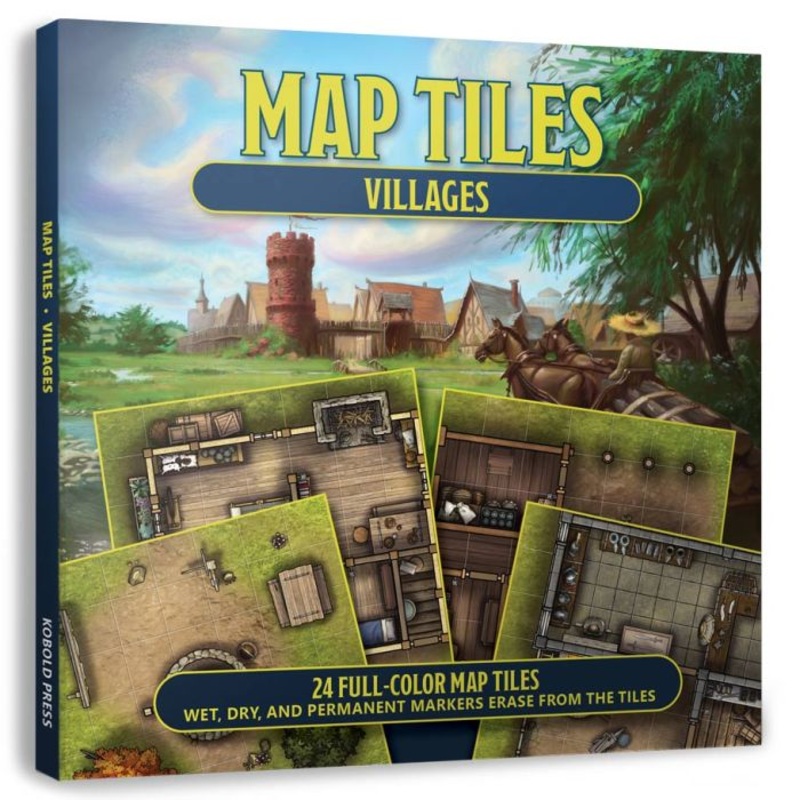 Kobold Press Map Tiles: Villages