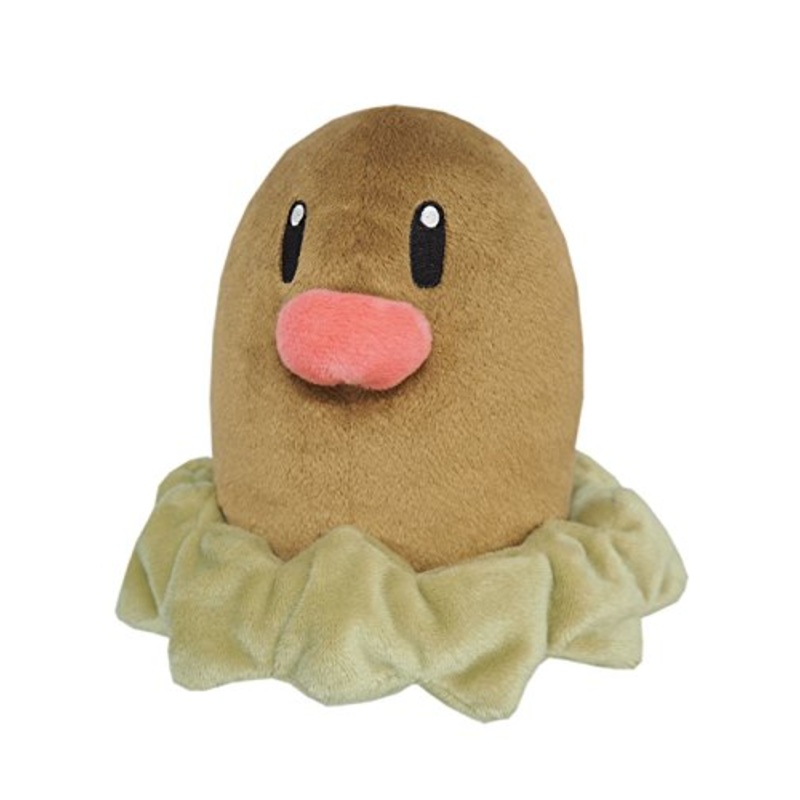 Pokemon Sanei Plush Diglett 5"